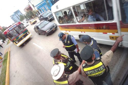 Municipios de Lima y Callao fortalecen lucha contra transporte informal en Navidad. Foto: ANDINA/archivo.