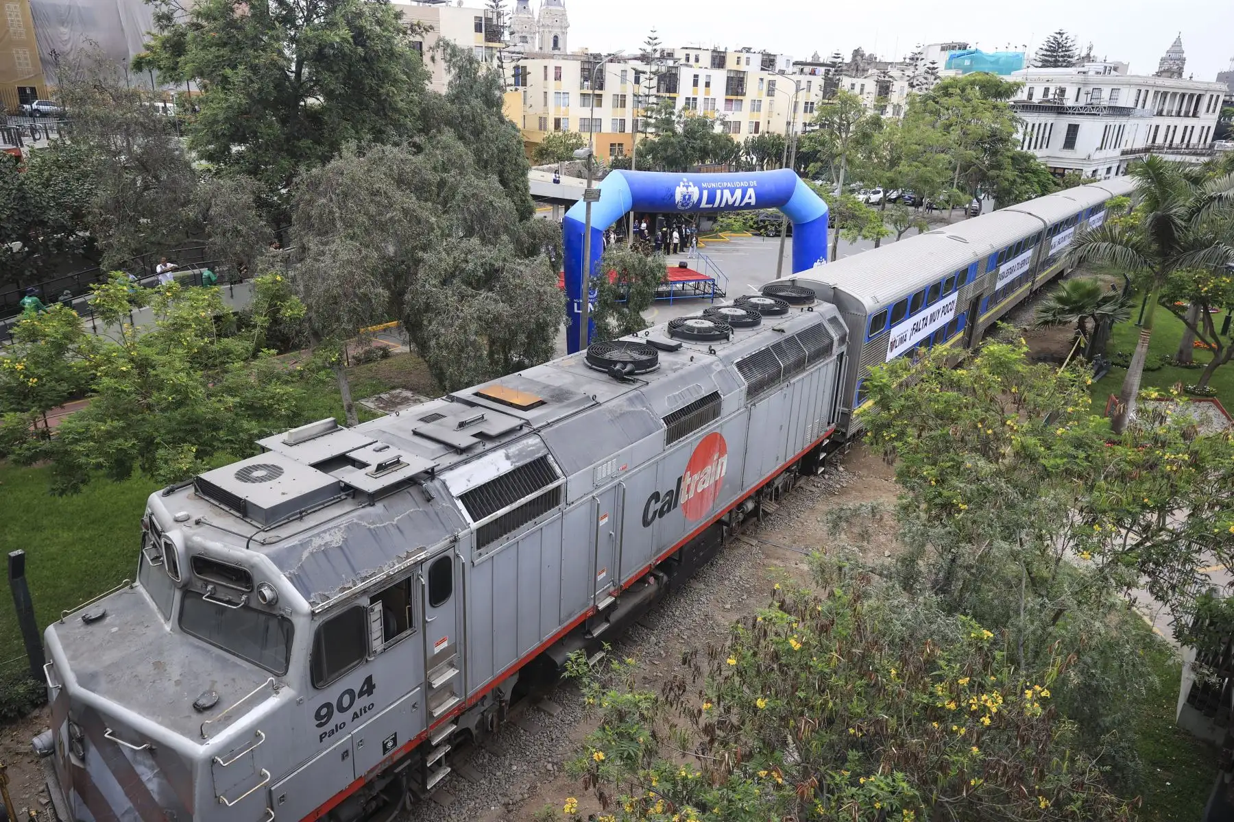 En la segunda propuesta se plantea el uso de 17 trenes, la habilitación de dos vías en el 70% del trayecto y la segregación del 100% de la línea férrea.  Foto: ANDINA/Jhonel Rodríguez Robles