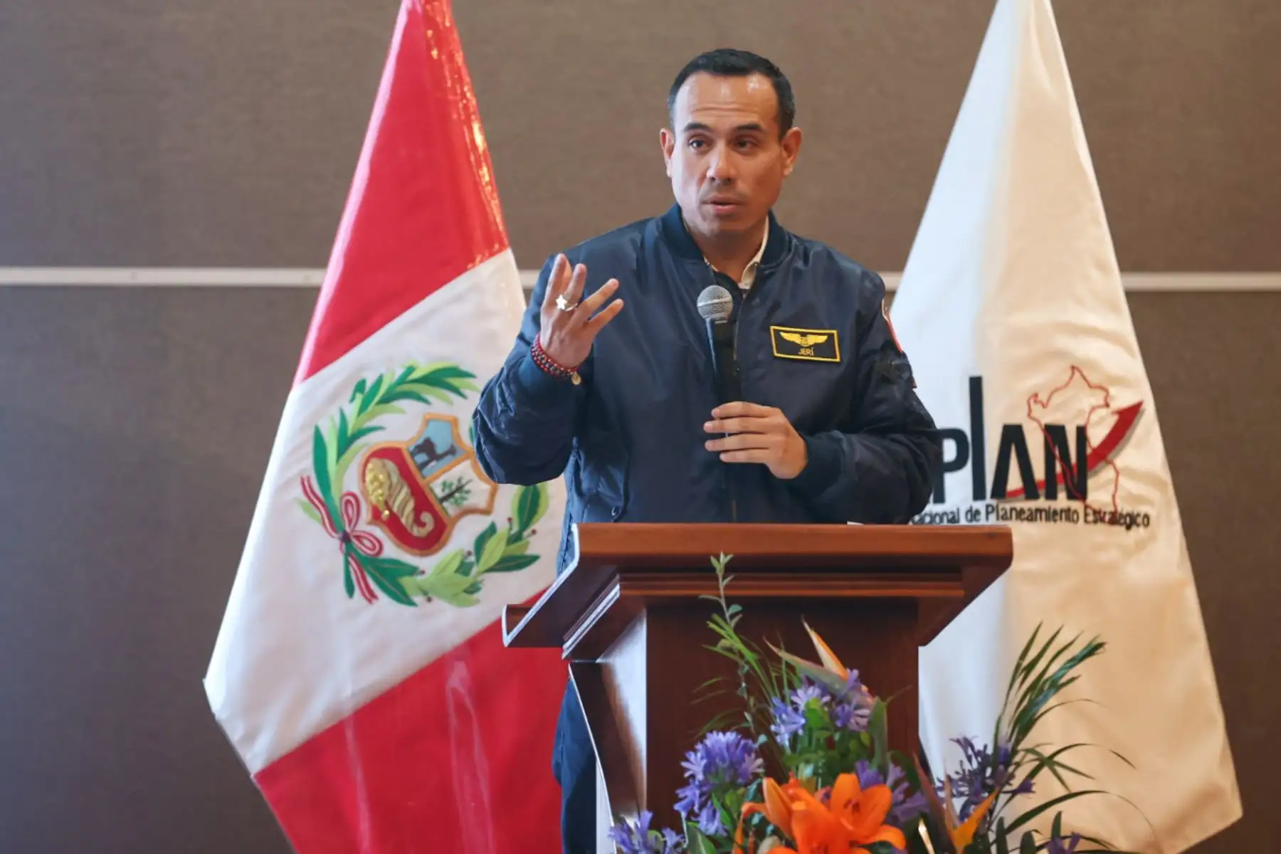 Presidente José Jerí y premier, Ernesto Álvarez participan en el IV Congreso Internacional Planifica Perú 2050 “Desarrollo sostenible, soberanía y seguridad”. Foto: ANDINA/Juan Carlos Guzmán