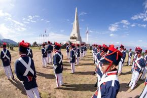 Récord de asistencia. Más de 55,000 personas asistieron a la escenificación por los 201 años de la histórica Batalla de Ayacucho en el Santuario Histórico Pampa de Ayacucho. ANDINA/Difusión
