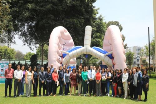 Minsa recibe donativo de un pulmón didáctico educativo. Foto: ANDINA/Difusión
