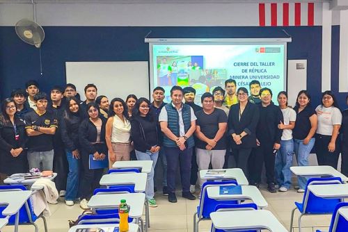 Edición XXVI del Taller de Réplica Minera en la Universidad César Vallejo, en su sede de Lima Norte (Los Olivos). Foto: Cortesía.