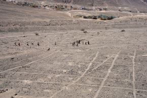 Con una jornada de limpieza se iniciaron las actividades por el 31.° aniversario de la declaratoria que reconoce a las Líneas y Geoglifos de Nasca y Palpa como Patrimonio Cultural de la Humanidad. Foto: Genry Bautista