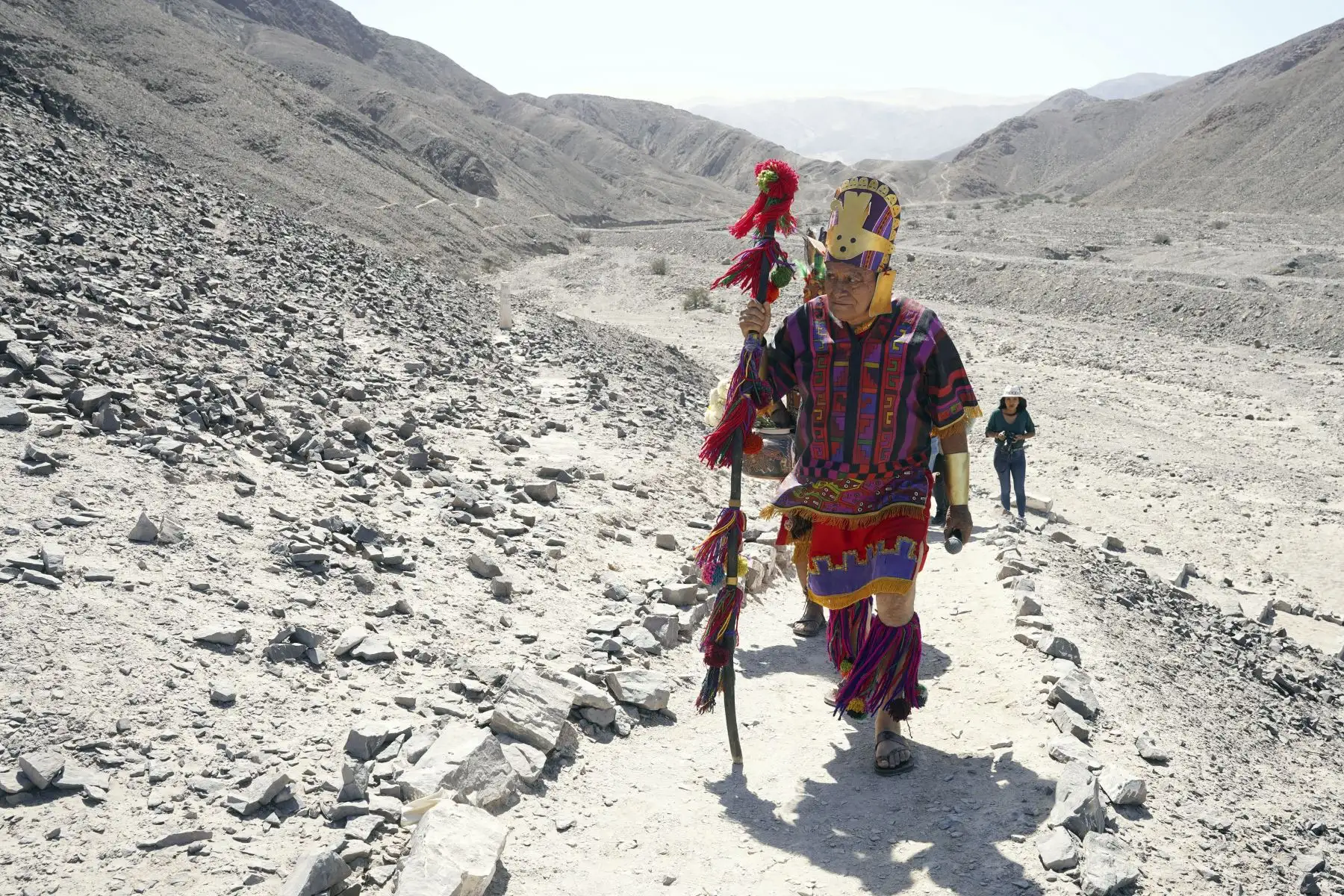 “Hoy nos toca una gran responsabilidad a los nasqueños: la preservación y el cuidado de nuestras Líneas de Nasca y sus sitios arqueológicos”, expresó la autoridad edil. Foto: Genry Bautista