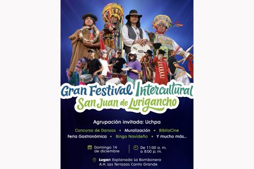 Arte, lectura y tradición se unen este domingo en festival intercultural de SJL. Foto: Difusión