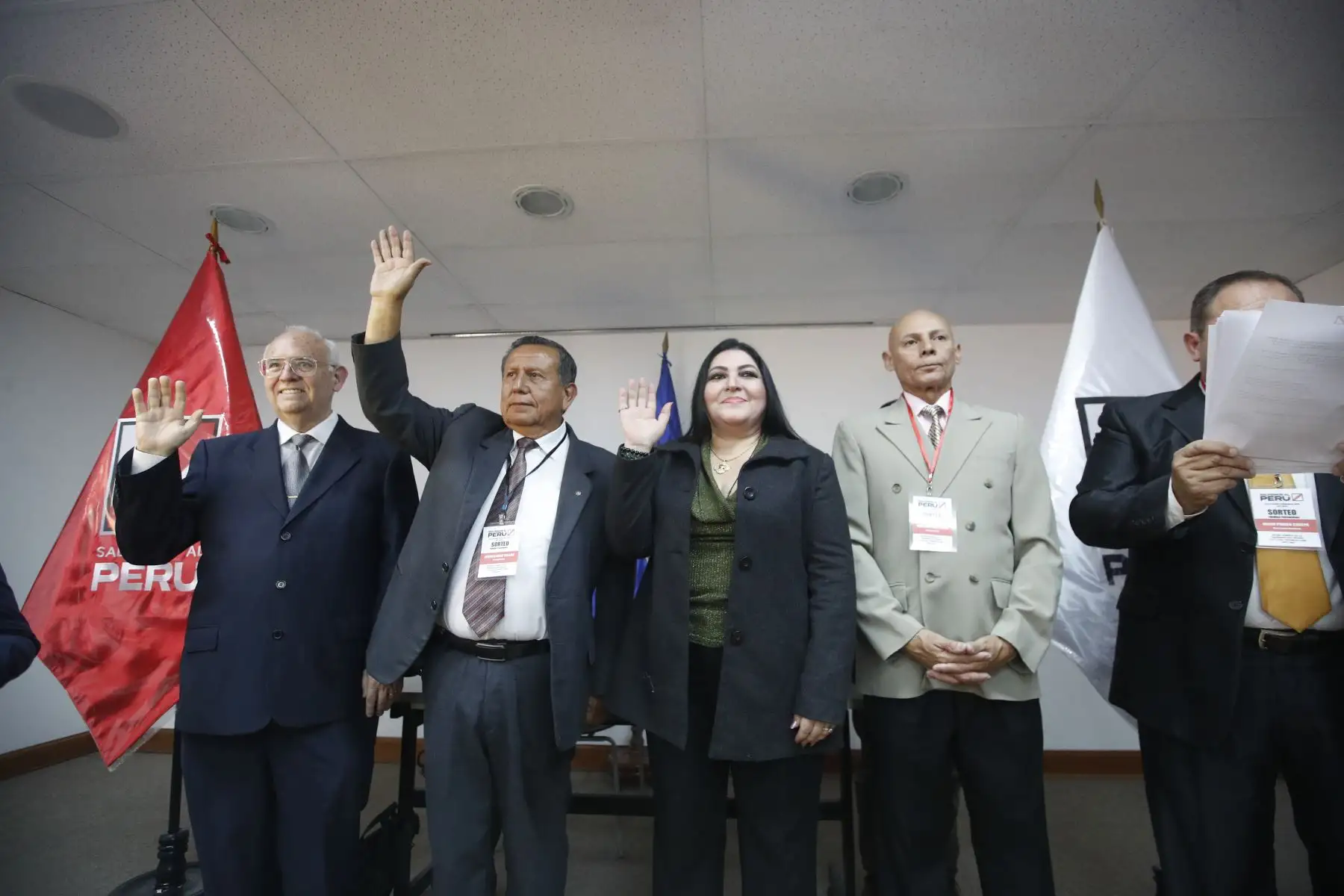 Elecciones 2026:  Antonio Ortiz liderará fórmula presidencial de Salvemos al Perú, tras lanzamiento de moneda. Foto:ANDINA/Eddy Ramos