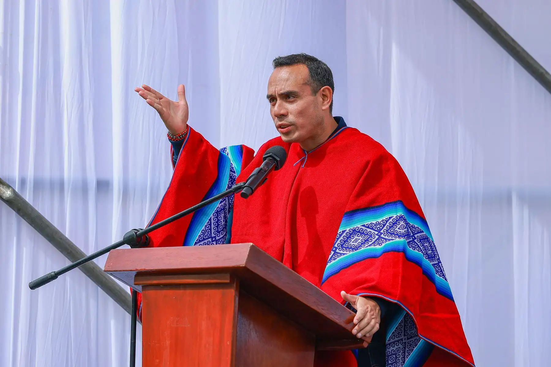 El presidente José Jerí participó en la ceremonia de afectación al uso del Estadio Inca Garcilaso de la Vega. Foto: ANDINA/ Prensa Presidencia