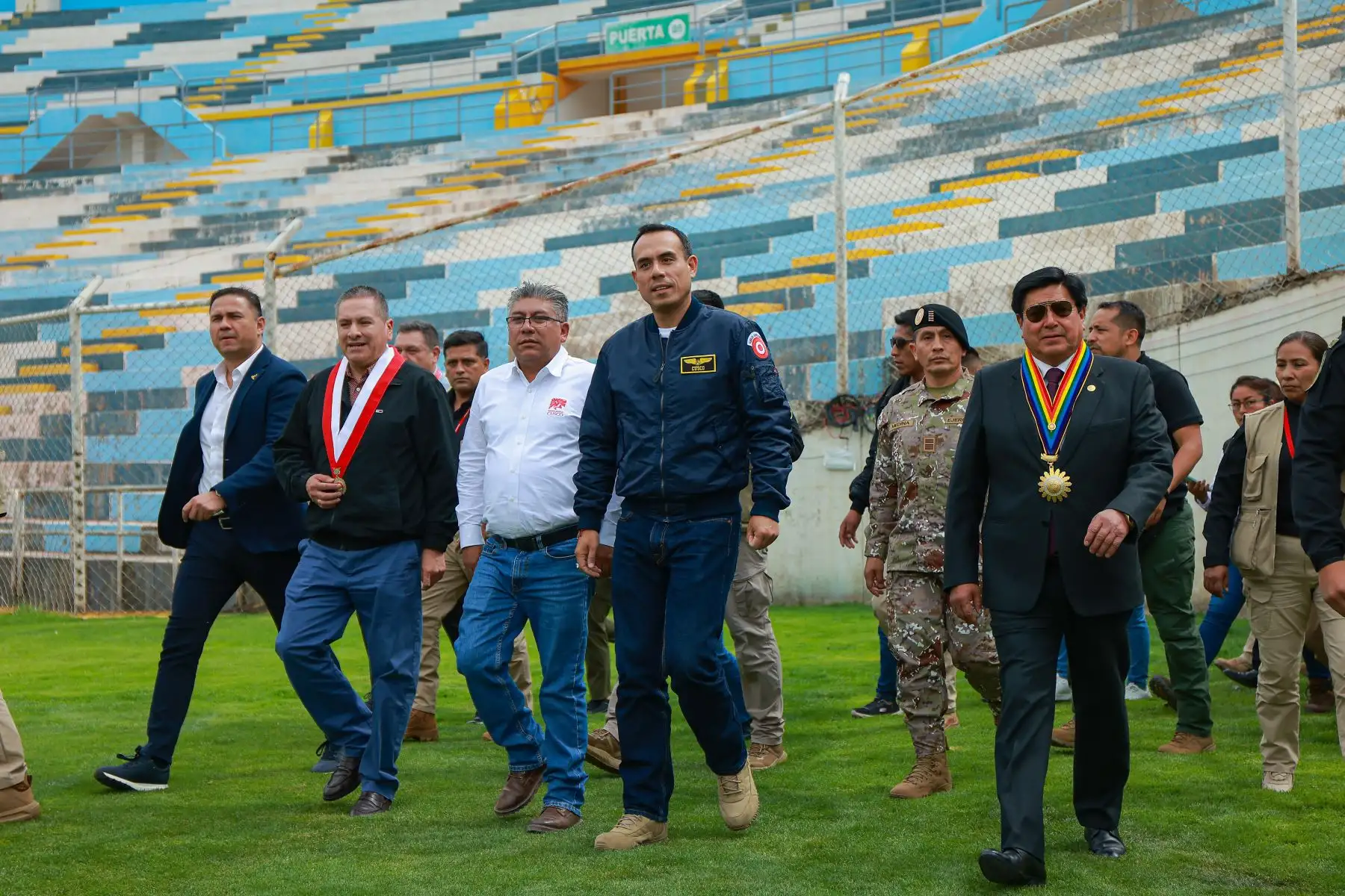 El presidente José Jerí participó en la ceremonia de afectación al uso del Estadio Inca Garcilaso de la Vega. Foto: ANDINA/ Prensa Presidencia