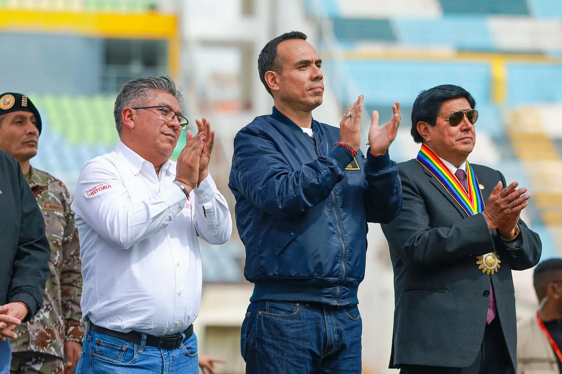 El presidente José Jerí participó en la ceremonia de afectación al uso del Estadio Inca Garcilaso de la Vega. Foto: ANDINA/ Prensa Presidencia