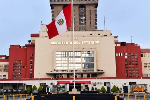 Sede del Ministerio del Interior. Foto: ANDINA/Difusión.