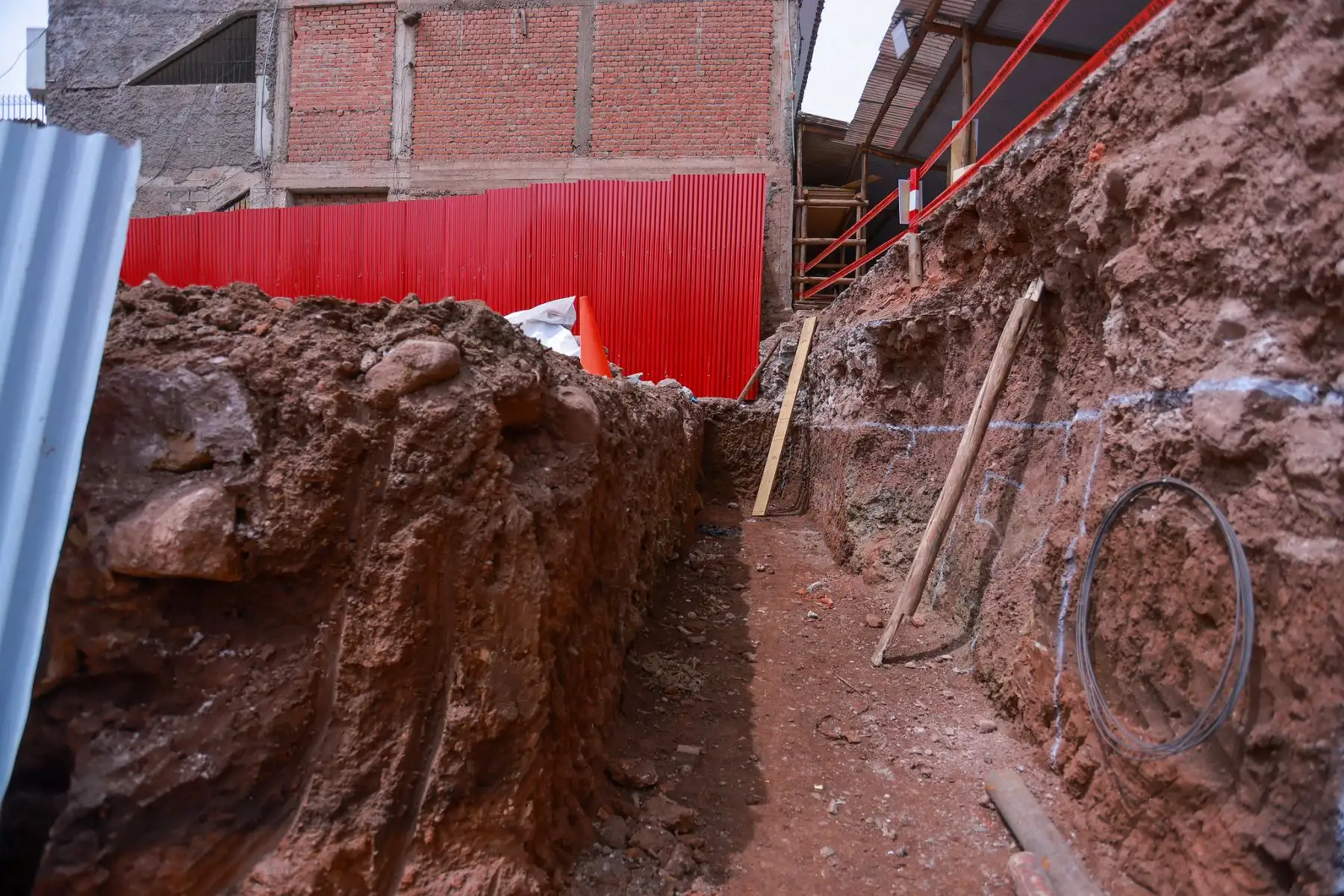 Presidente José Jerí supervisa avances del establecimiento de salud Siete Cuartones en Cusco. Foto: Presidencia