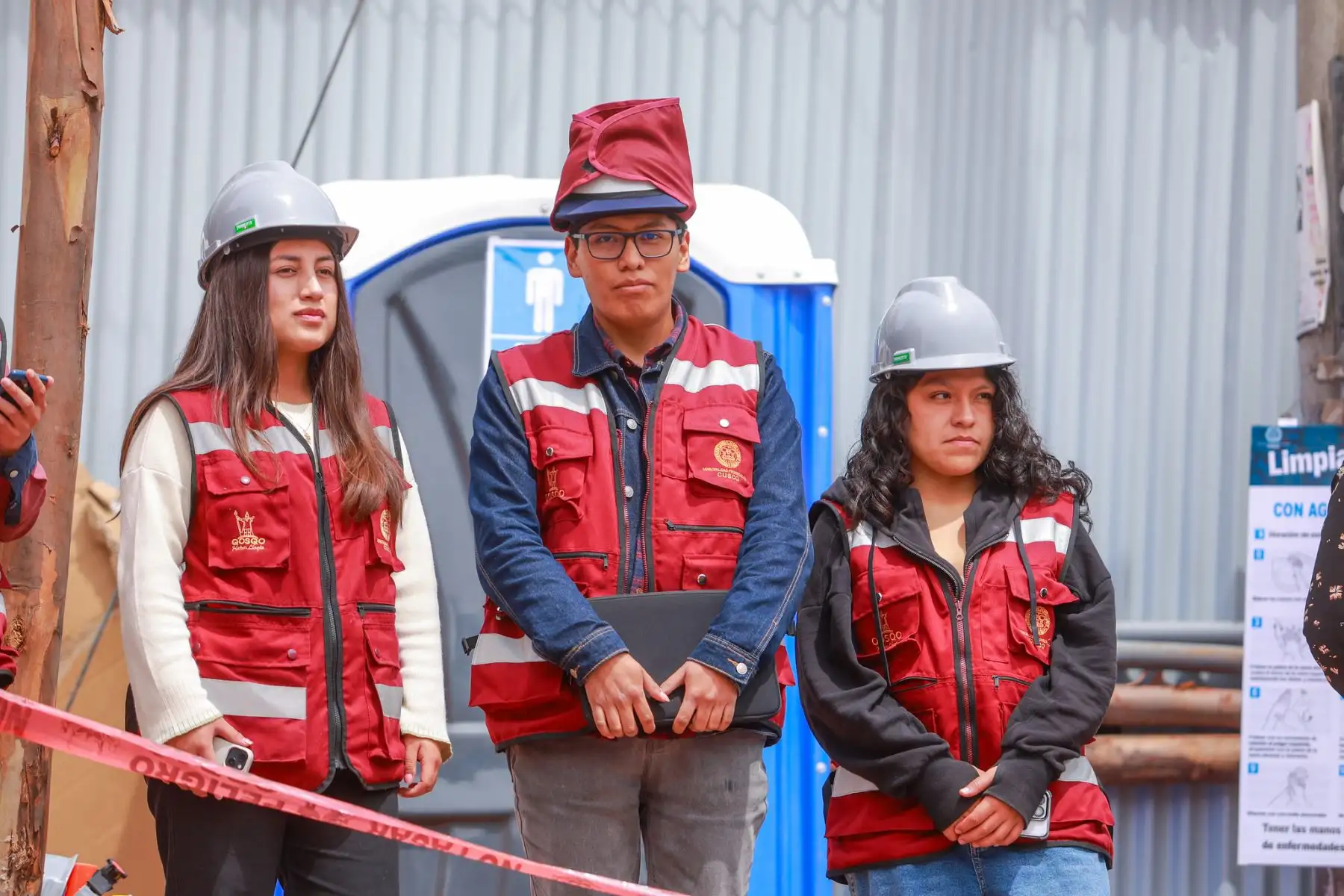 Presidente José Jerí supervisa avances del establecimiento de salud Siete Cuartones en Cusco. Foto: Presidencia