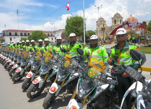 Desde el 2023 a la fecha el Gobierno Regional de Junín ha entregado a la PNP un total 225 nuevos vehículos para reforzar y fortalecer la seguridad ciudadana en la región. ANDINA/Difusión