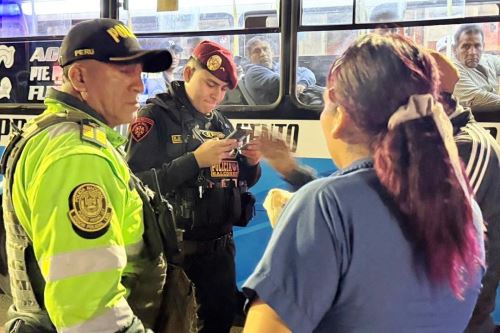 Mininter supervisa operativo de control territorial integrado en Lima Norte. Foto: ANDINA/Difusión.