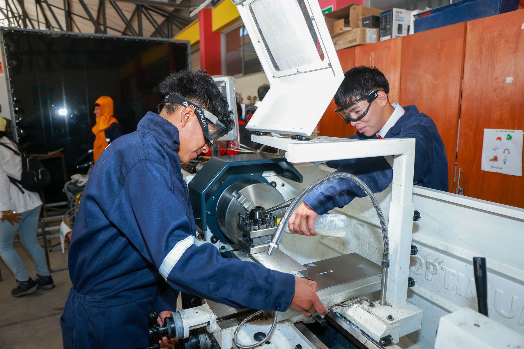Presidente José Jerí supervisa la I.E. Industrial N.° 12 Cristo Rey en Coracora, Ayacucho.
Foto: ANDINA/Prensa Presidencia