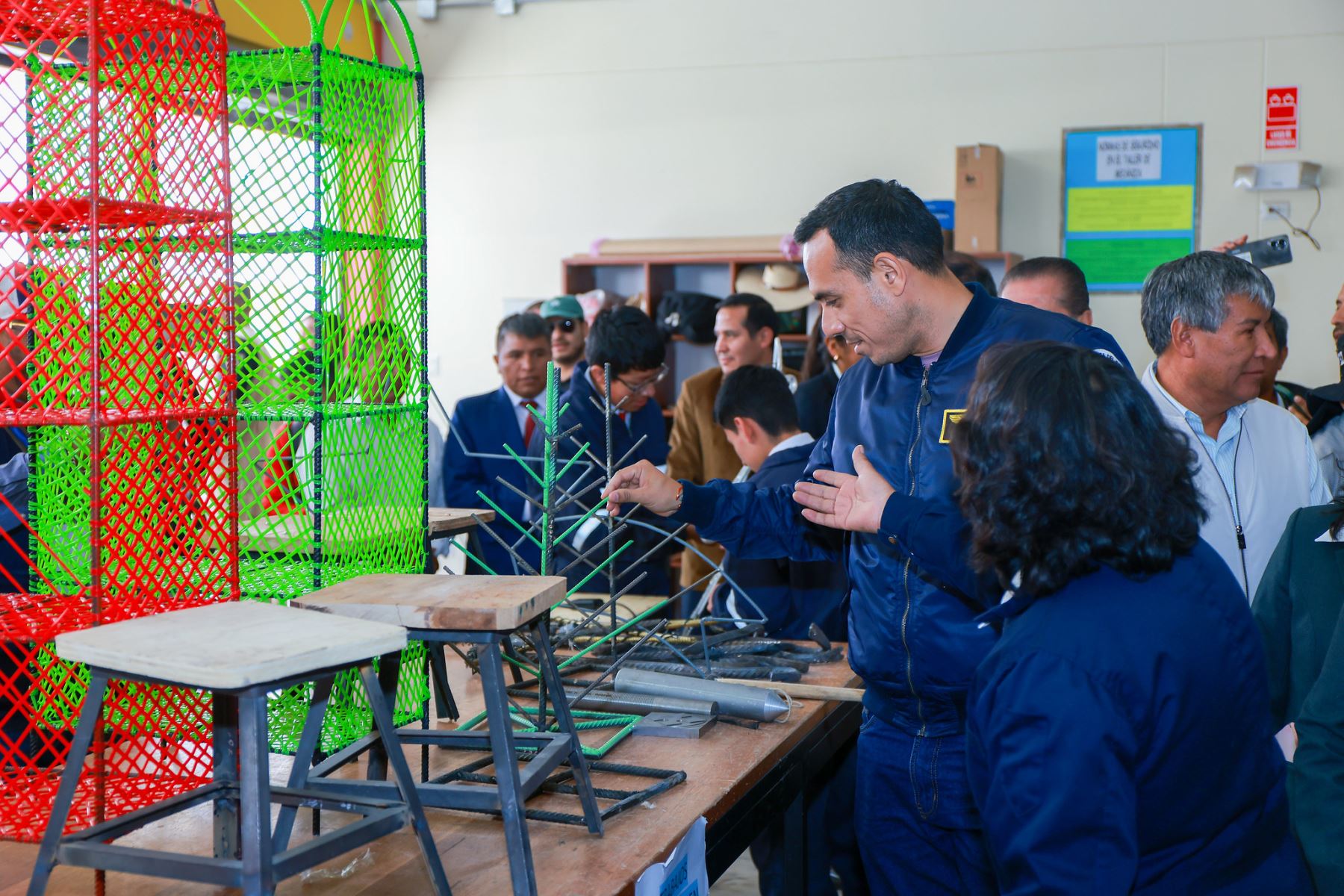 Presidente José Jerí supervisa la I.E. Industrial N.° 12 Cristo Rey en Coracora, Ayacucho.
Foto: ANDINA/Prensa Presidencia