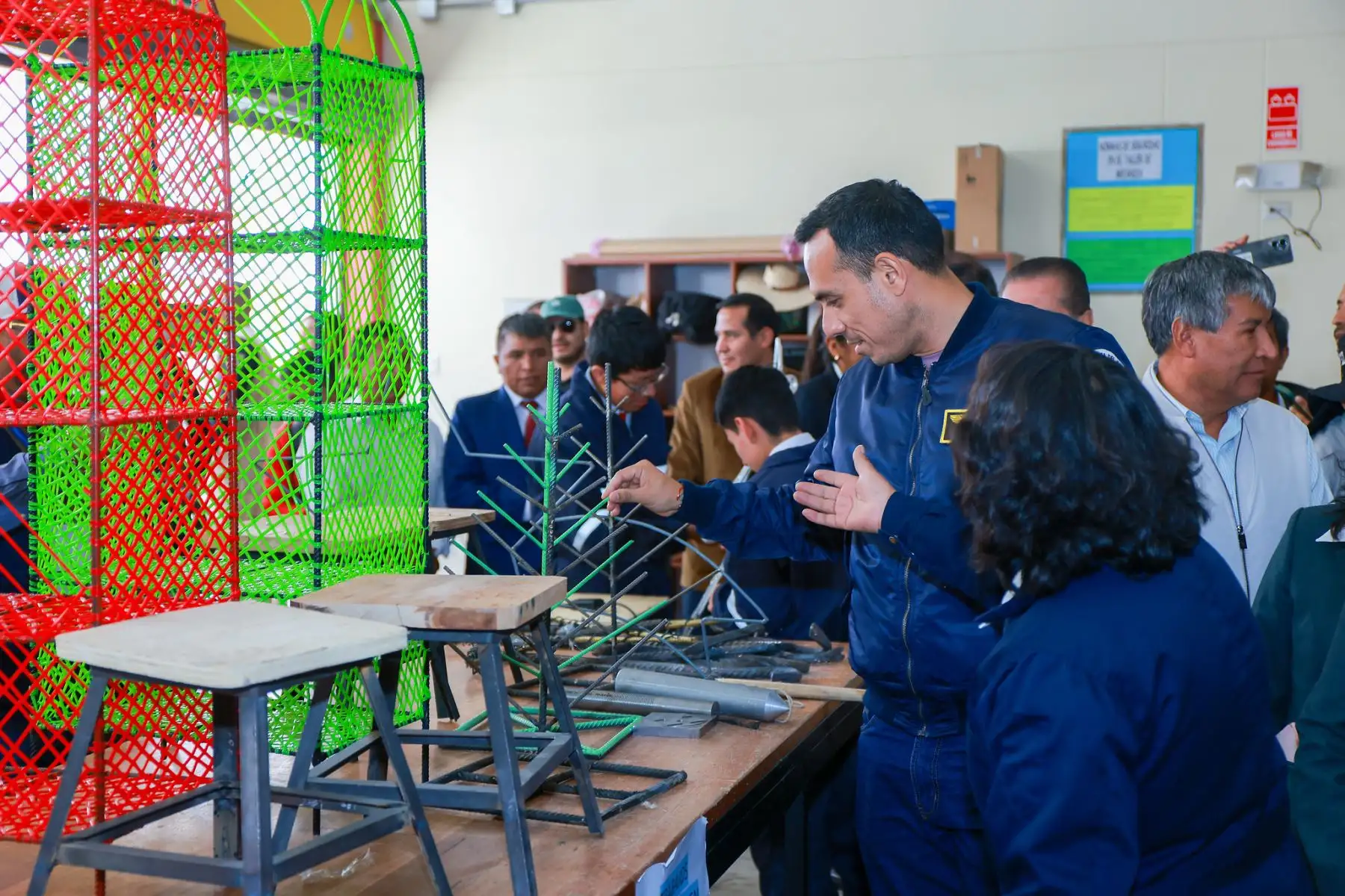 Presidente José Jerí supervisa la I.E. Industrial N.° 12 Cristo Rey en Coracora, Ayacucho.
Foto: ANDINA/Prensa Presidencia