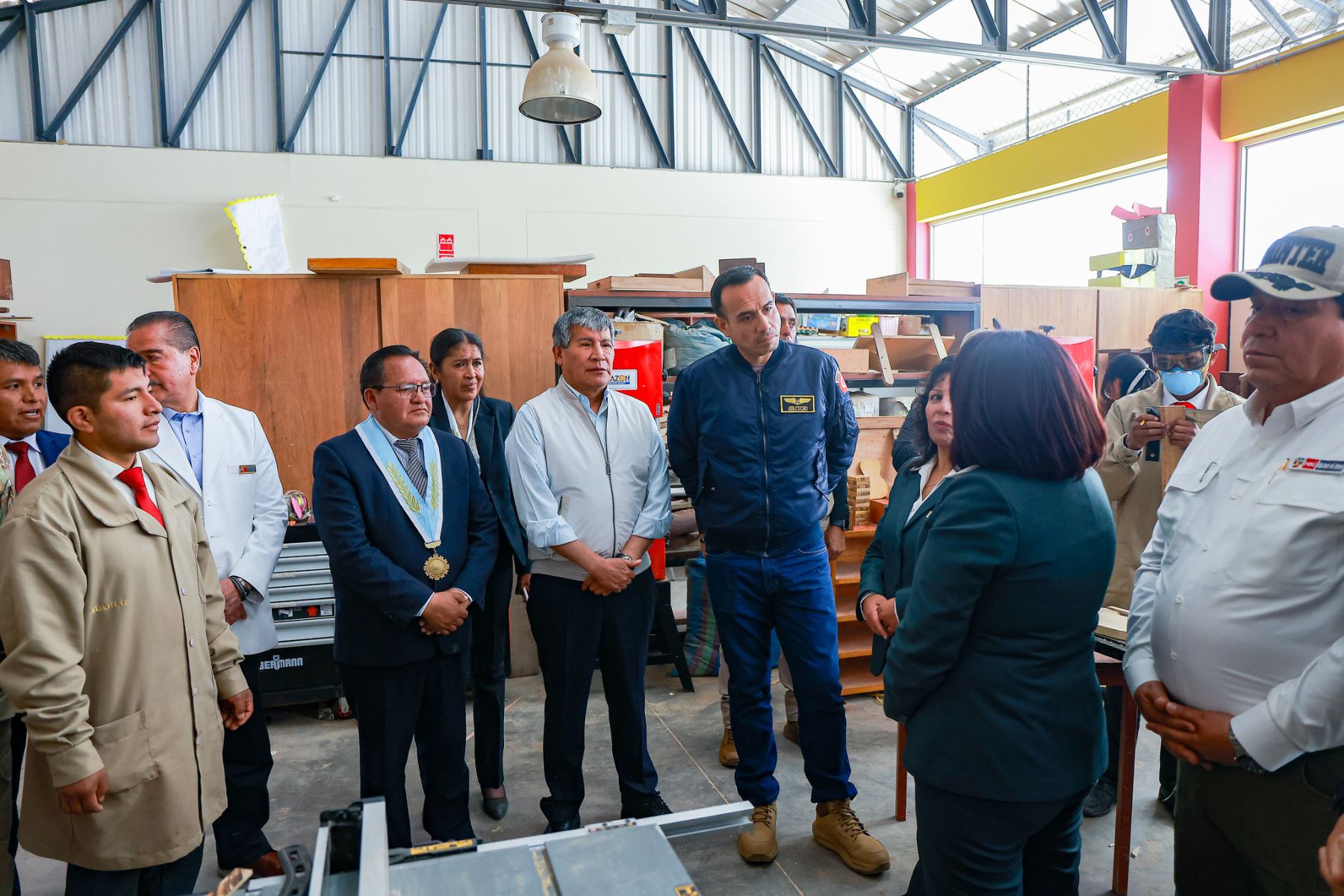 Presidente José Jerí supervisa la I.E. Industrial N.° 12 Cristo Rey en Coracora, Ayacucho.
Foto: ANDINA/Prensa Presidencia