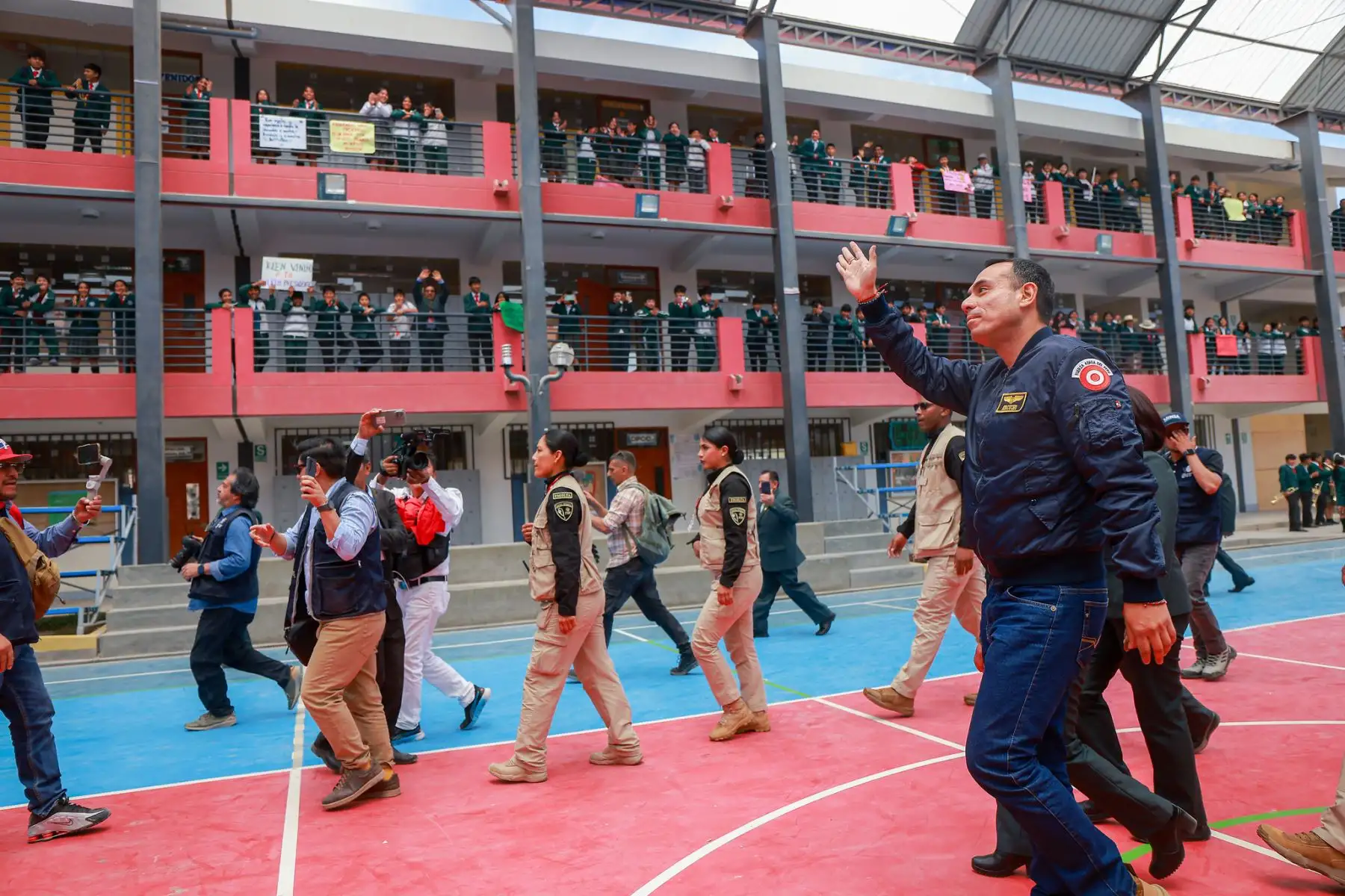 Presidente José Jerí supervisa la I.E. Industrial N.° 12 Cristo Rey en Coracora, Ayacucho.
Foto: ANDINA/Prensa Presidencia