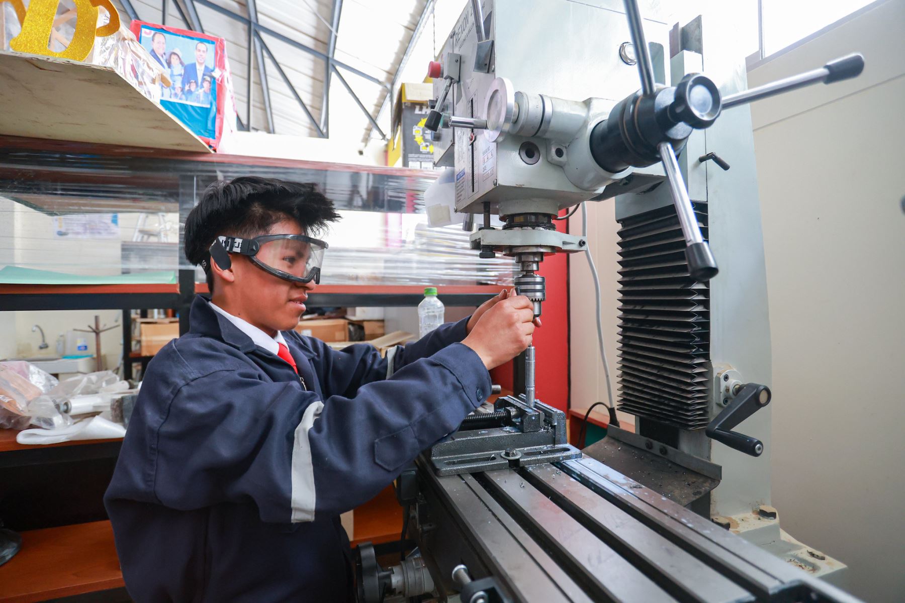 Presidente José Jerí supervisa la I.E. Industrial N.° 12 Cristo Rey en Coracora, Ayacucho.
Foto: ANDINA/Prensa Presidencia