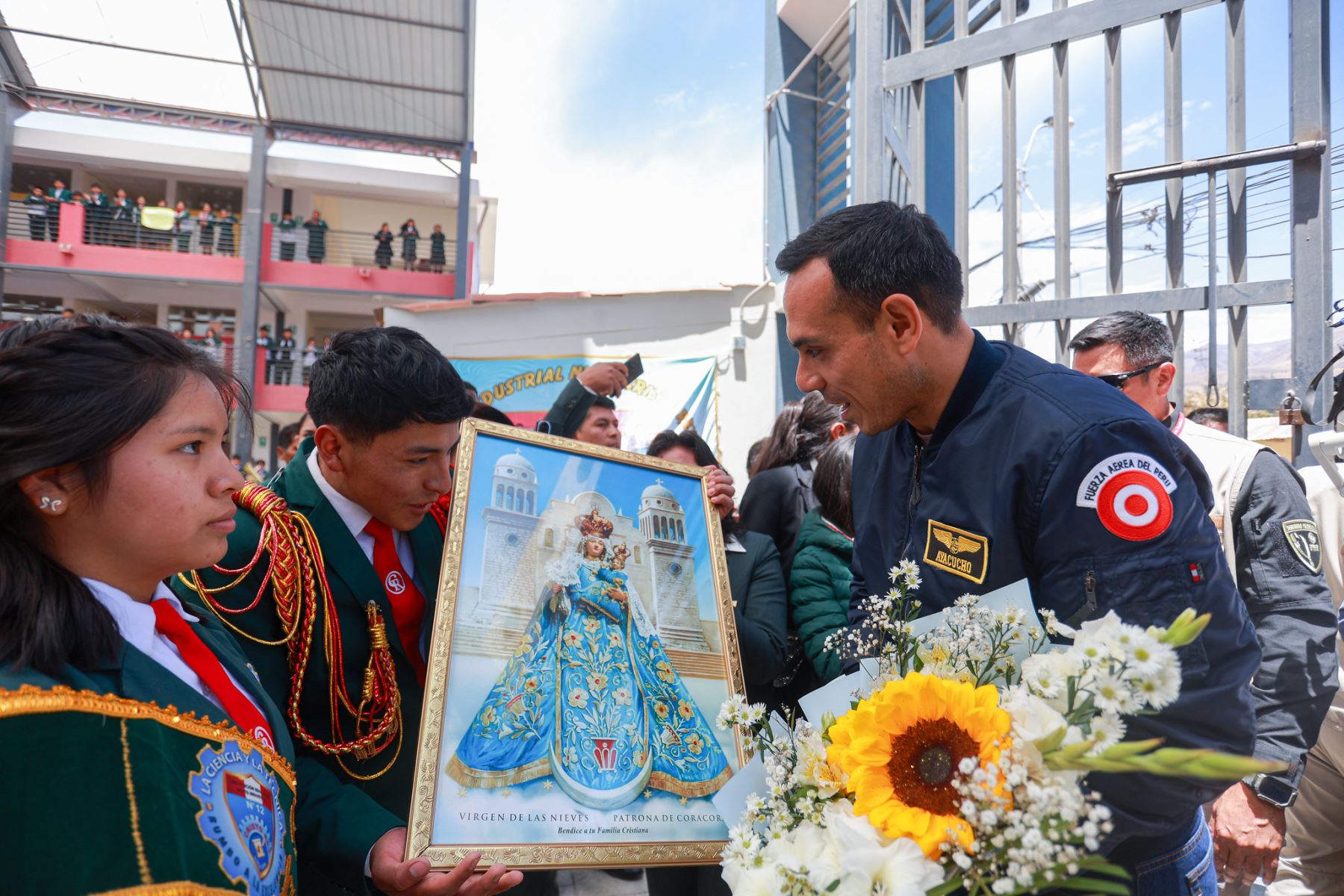 Presidente José Jerí supervisa la I.E. Industrial N.° 12 Cristo Rey en Coracora, Ayacucho.
Foto: ANDINA/Prensa Presidencia