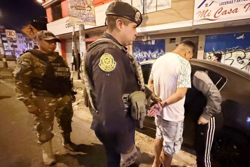 Cerca de 500 policías y militares realizan megaoperativo en SJL y Ate. Foto: ANDINA/Difusión.