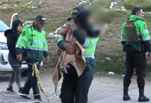 Agentes policiales de Huancayo intervinieron a una joven mujer que abandonó a su hija de solo un año de edad en un hotel para ir a una discoteca. ANDINA/Difusión
