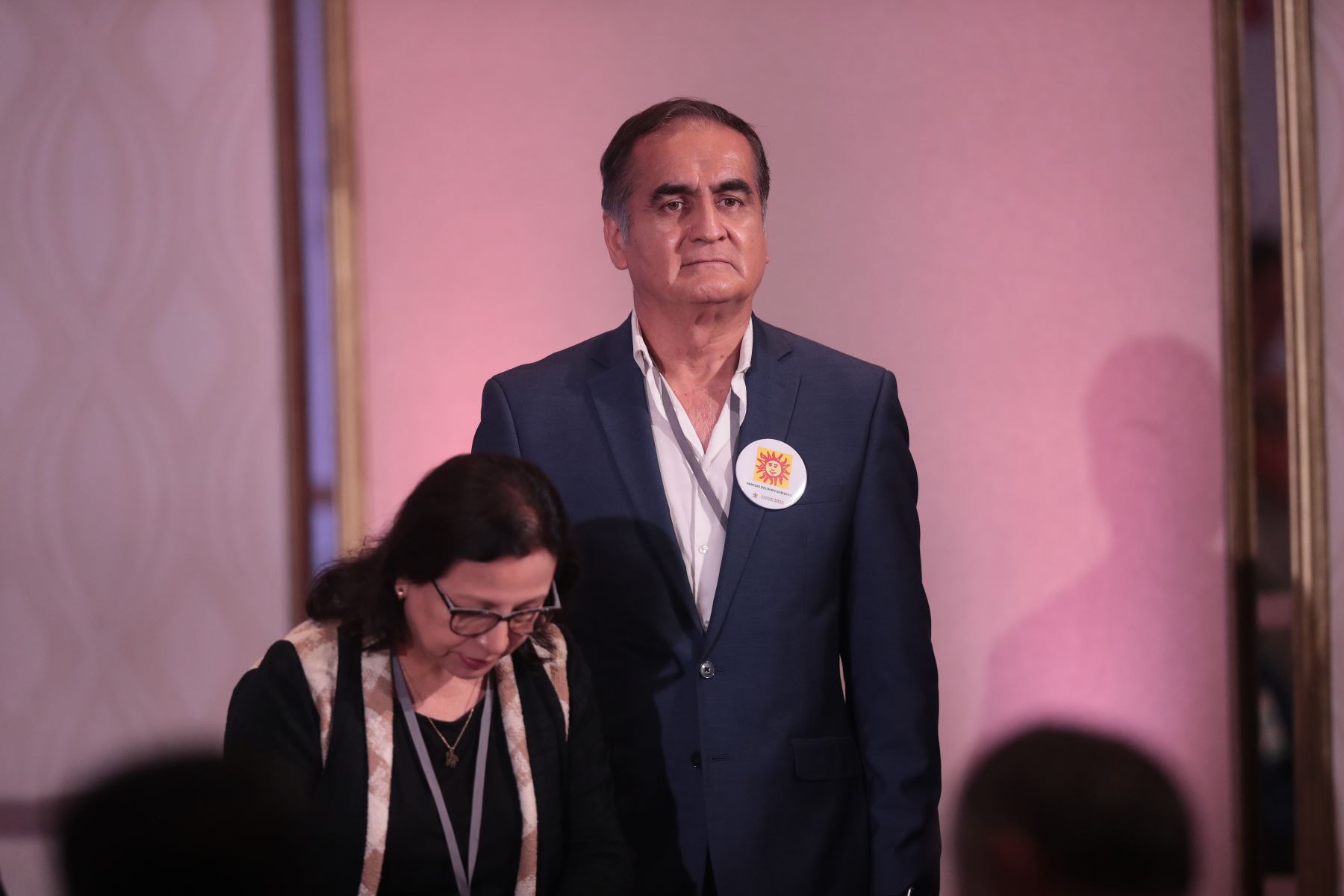 Partido Político del Buen Gobierno de Jorge Nieto, en la suscripción del Pacto Ético Electoral organizado por el Jurado Nacional de Elecciones JNE el jueves 18 de diciembre de 2025 en el Hotel Sheraton de Lima. Foto: ANDINA/Verónica Calderón Zúñiga