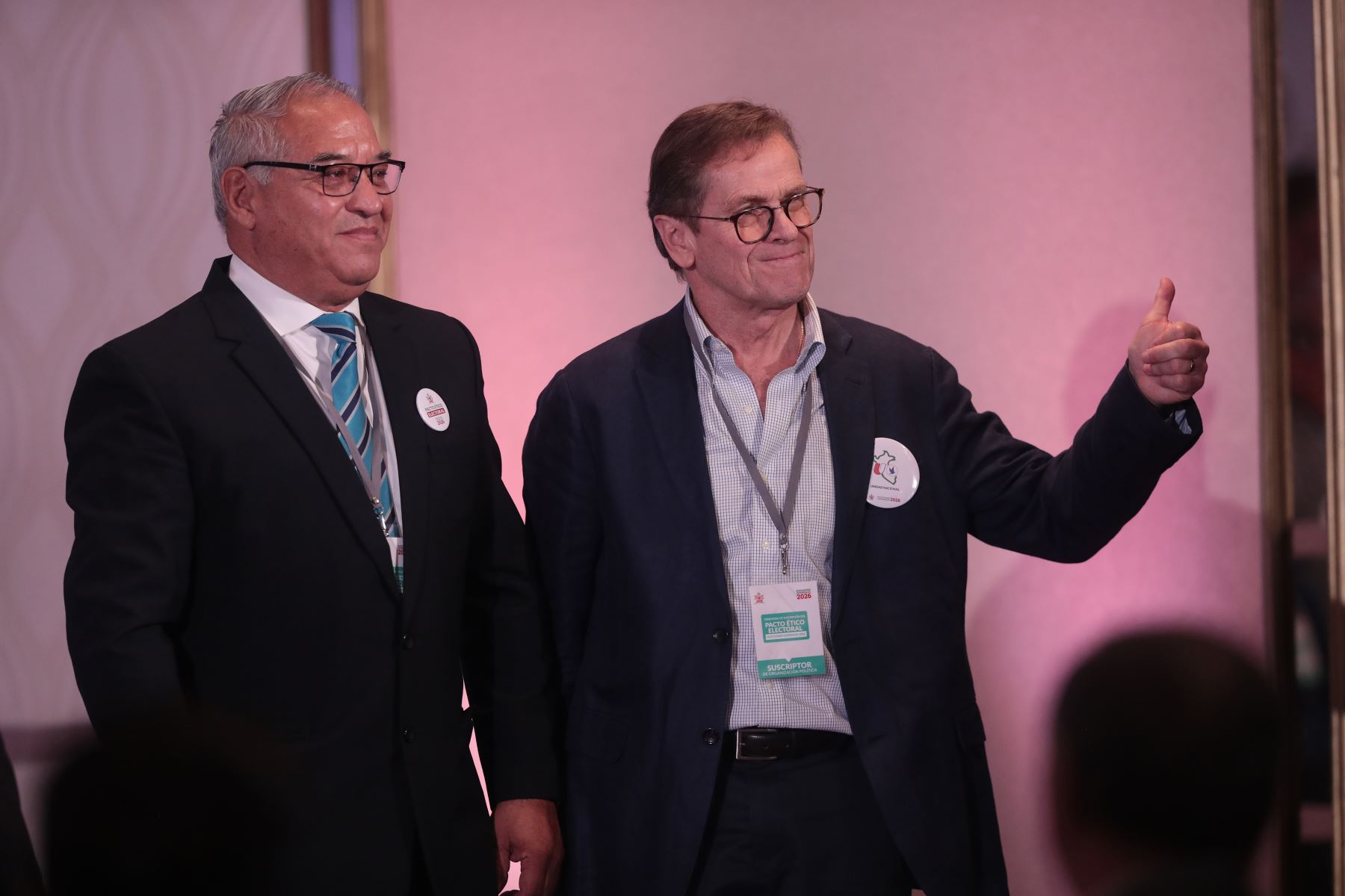 Partido Político Nacional en la suscripción del Pacto Ético Electoral organizado por el Jurado Nacional de Elecciones JNE el jueves 18 de diciembre de 2025 en el Hotel Sheraton de Lima. Foto: ANDINA/Verónica Calderón Zúñiga