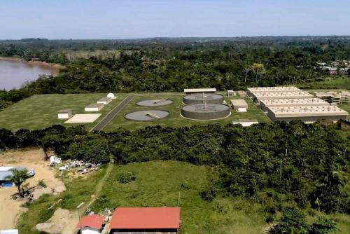 Vista del proyecto del PTAR Puerto Maldonado. Foto: Cortesía.