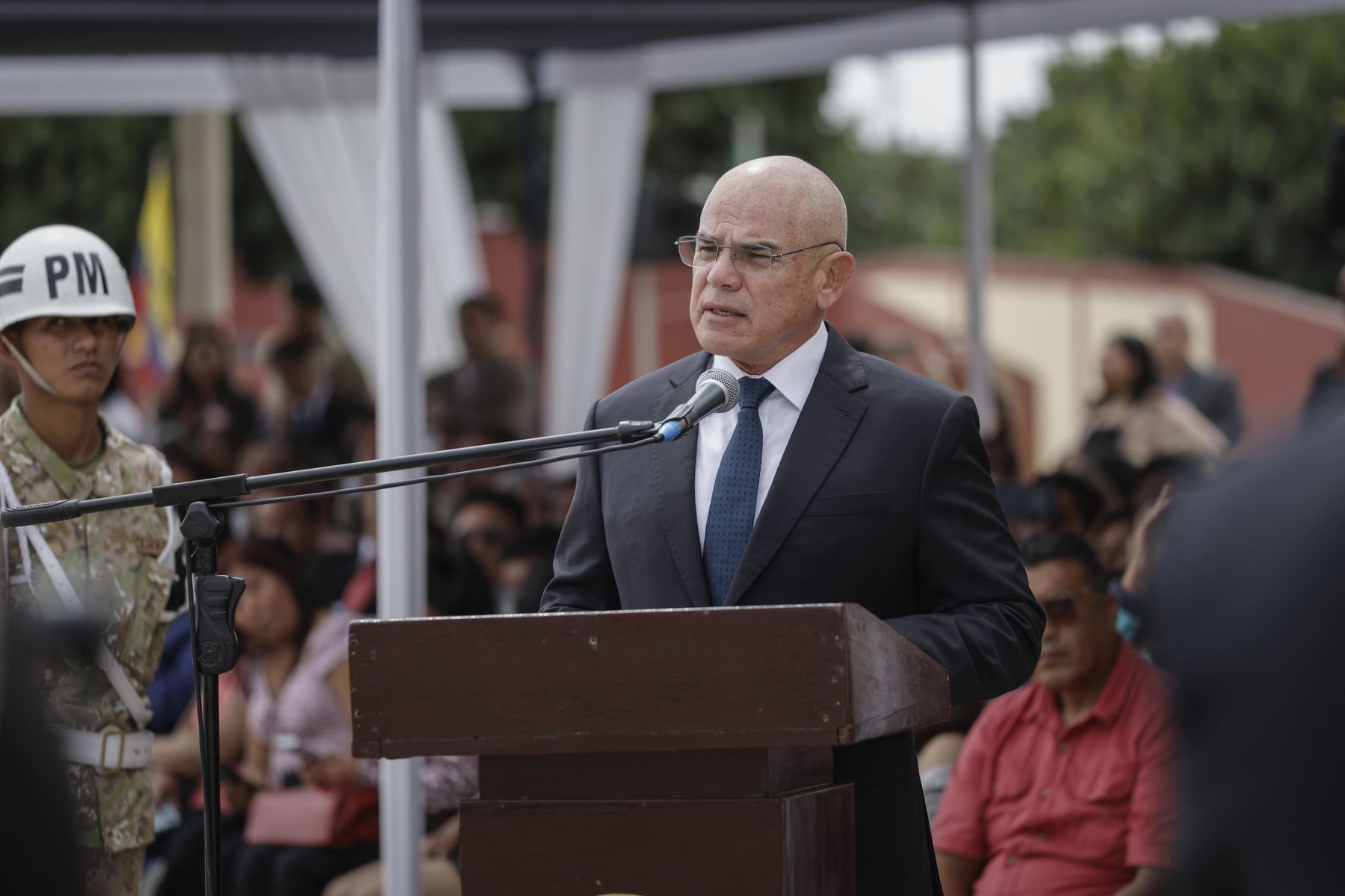 Premier, Ernesto Álvarez asiste a la ceremonia de clausura del año académico 2025 - colegio militar Leoncio Prado. Foto: ANDINA/Difusión
