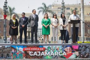 El ministro de Trabajo, Óscar Fernández, ratificó el compromiso del Gobierno con los emprendedores de todo el país. Foto: MTPE/Difusión.