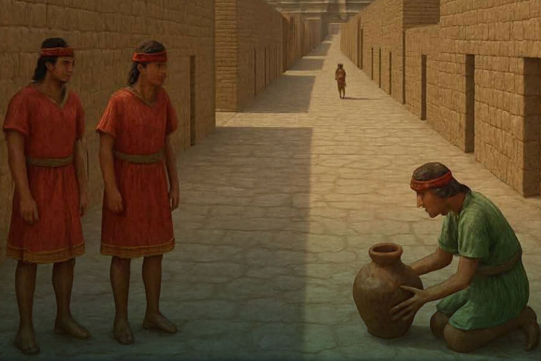 La vida diaria en la ciudad de Pikillaqta era disciplinada, casi militar, marcada por los ciclos agrícolas y las ceremonias rituales. Foto: Ingemmet