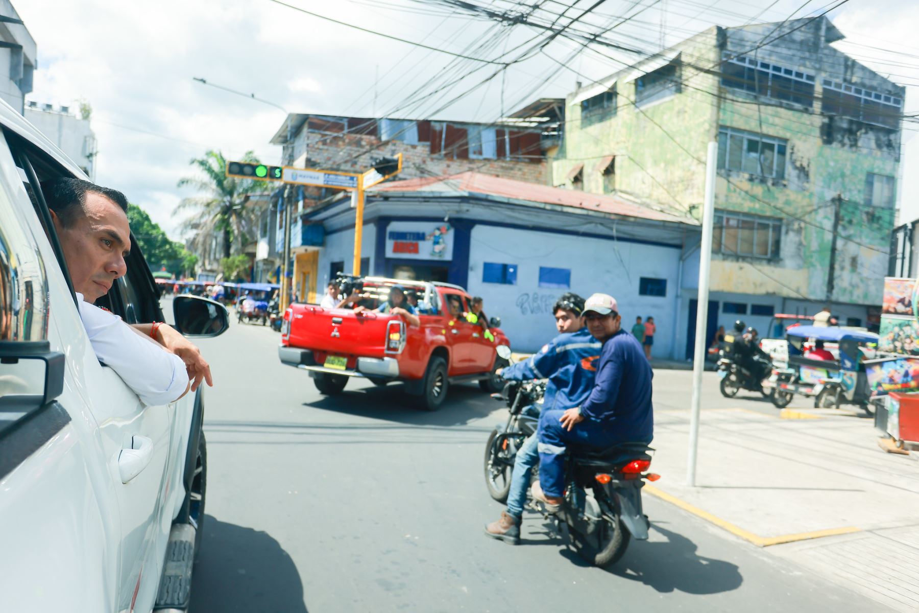 El presidente de la república, José Jerí, recorrió el CITE Productivo Maynas, donde especialistas promueven la transferencia tecnológica y competitividad de las Mipymes y unidades productivas en sectores como agroindustria, pesca y acuicultura, enfocado en el desarrollo de productos de la Amazonía peruana. Foto: Presidencia