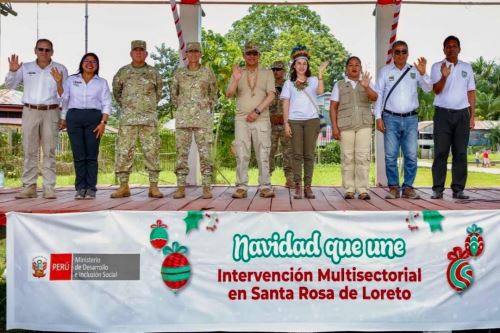 Las intervenciones forman parte de un esfuerzo nacional del Ejecutivo para fortalecer la presencia del Estado en todo el país. Foto: Mindef