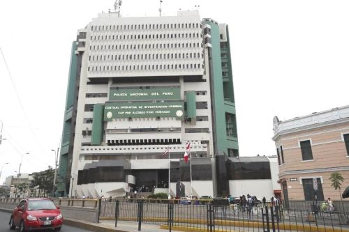 Sede de la Dirección de Investigación Criminal de la PNP. Foto: ANDINA/Difusión.