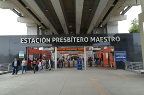 Ingreso a la estación Presbpitero Maestro en el Cercado de Lima. (Foto: ANDINA / Difusión)