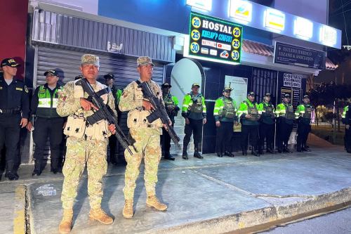 Más de 500 policías y militares reforzaron seguridad en Lima Norte. Foto: ANDINA/Difusión.