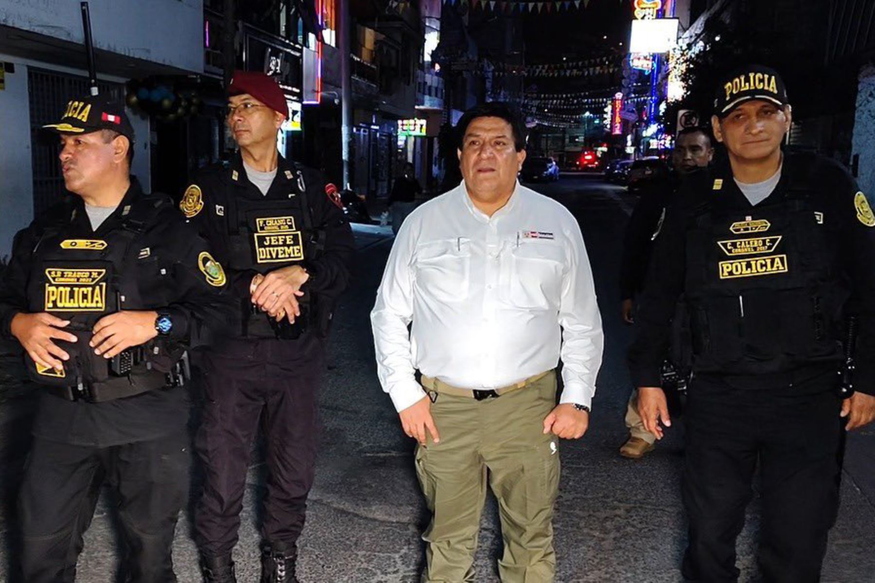 El ministro Tiburcio indicó que  fueron intervenidos siete requisitoriados, dos de ellos por tráfico ilícito de drogas, otra por violación y por otros delitos. Foto: ANDINA/Difusión