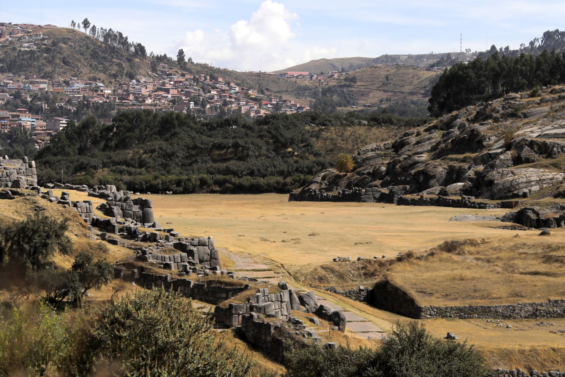 Sacsayhuaman es uno de los principales atractivos culturales y turísticos de la ciudad del Cusco y del país. Foto: AFP
