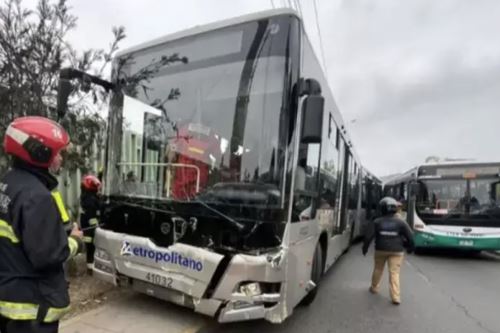 Fallece conductor del Metropolitano tras accidente en estación Escuela Militar. Foto: Difusión