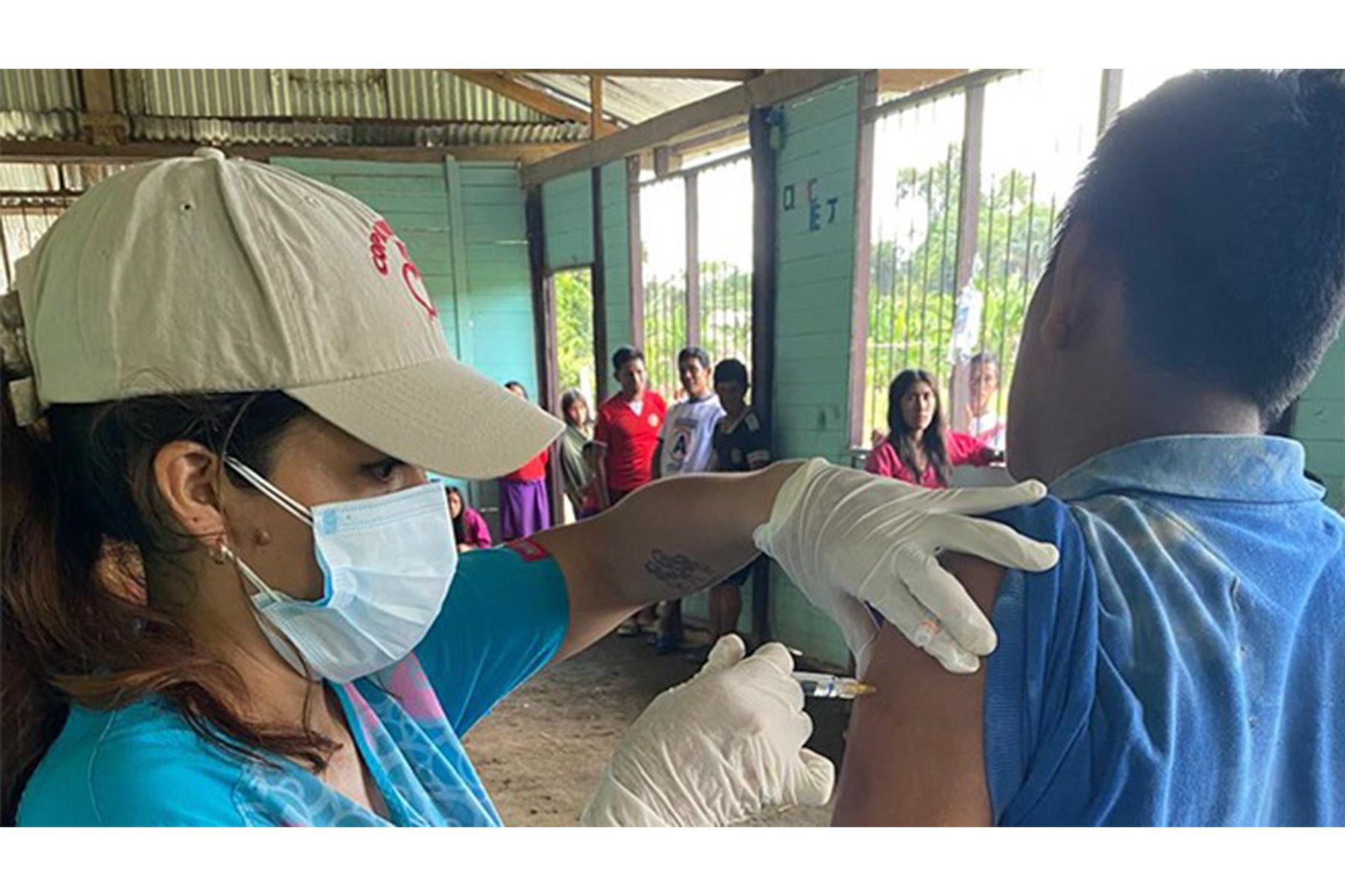 El Minsa ha desplegado 15 brigadas de salud a la cuenca del río Chambira, en la región Loreto, para fortalecer las acciones contra la tos ferina. Foto: Difusión