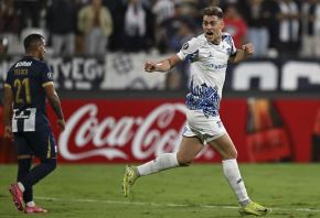 Federico Girotti le anotó dos goles a Alianza Lima en la Copa Libertadores