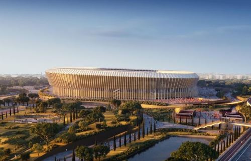 La Roma anunció la construcción de su estadio