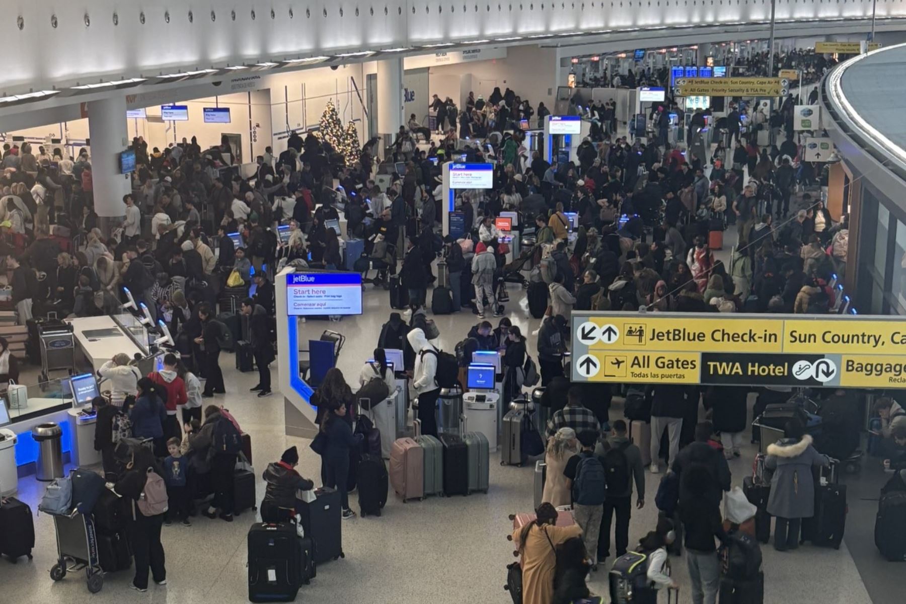 Vista panorámica del aeropuerto John F. Kennedy (imagen referencial). Foto: JFK Airport/X.