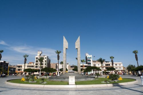 Plaza de Armas de la ciudad de Chimbote. Foto: ANDINA/Difusión