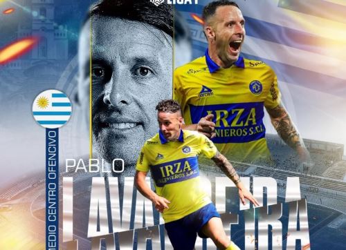 Pablo Lavandeira es nuevo jugador de FC Cajamarca