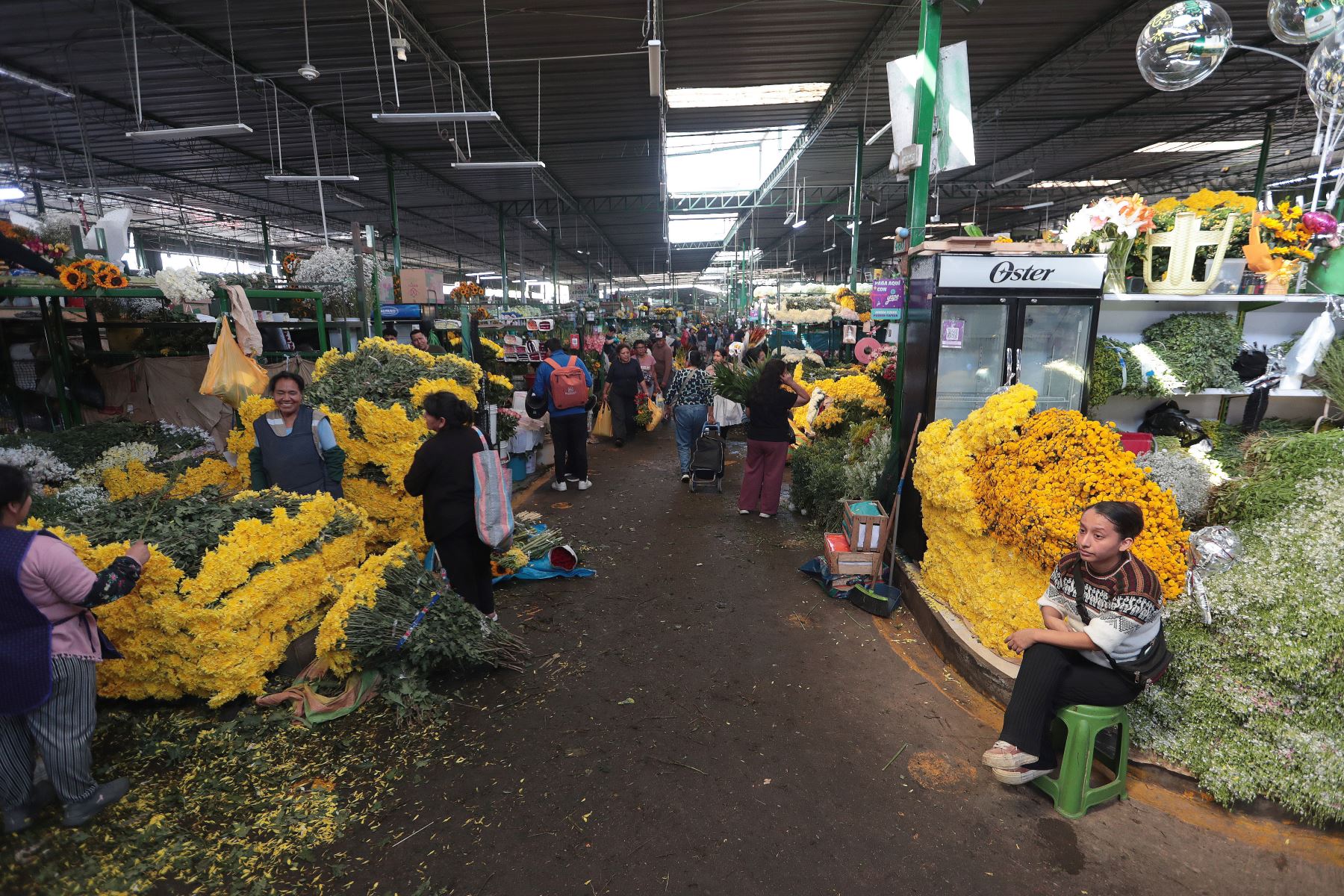 Comerciantes del Mercado de flores del Rimac ofrecen girasoles y flores amarillas , uno de los elementos más buscados para atraer prosperidad y buenos augurios al iniciar el Año Nuevo.
Foto: ANDINA/Verónica Calderón Zúñiga