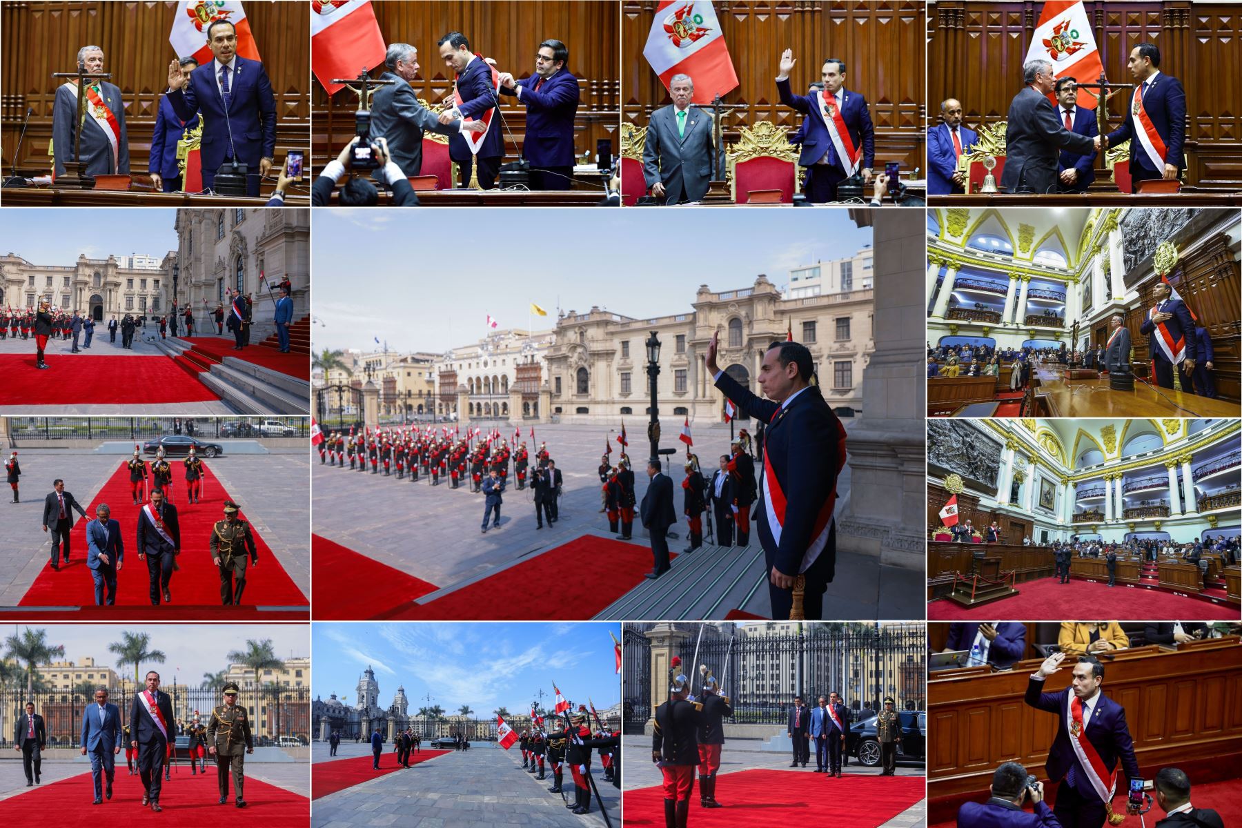 José Jerí juró y asumió la presidencia, marcando el inicio de una nueva etapa política. Foto: Presidencia y Congreso de la República