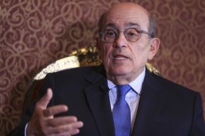 Entrevista al canciller del Perú Hugo de Zela. Foto: ANDINA/Jhonel Rodríguez Robles